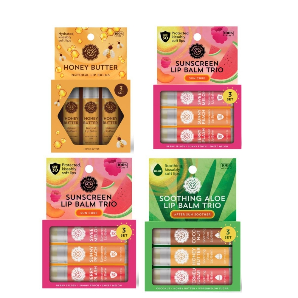 Woolzies Lip Balm Trio Set